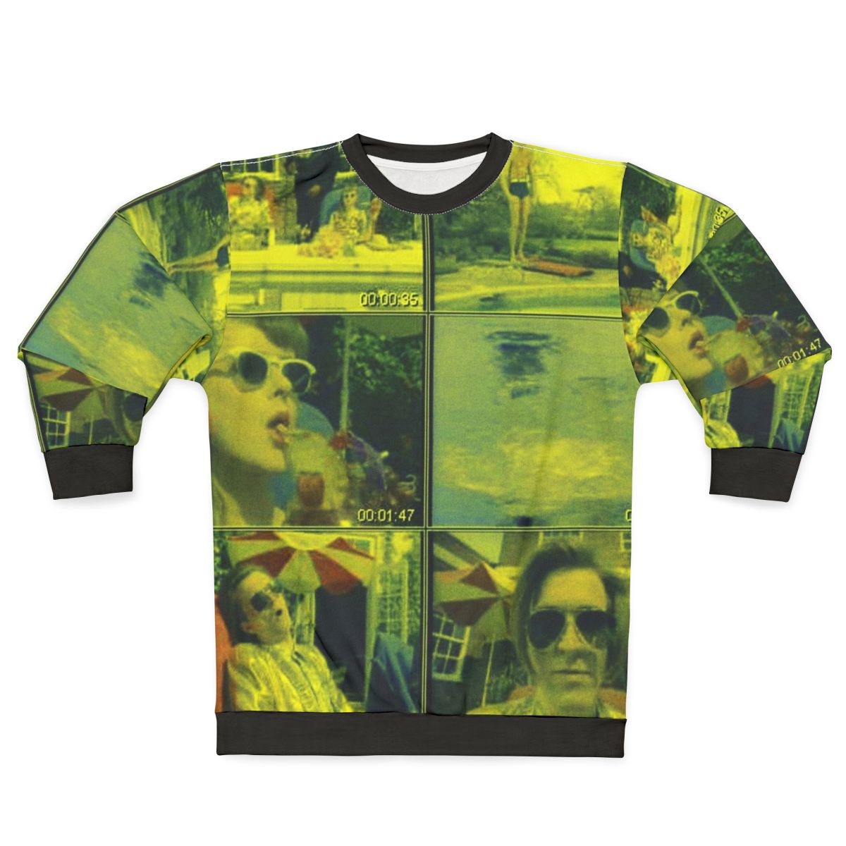 Hot dog jumping frog albuquerque graphic sweatshirt