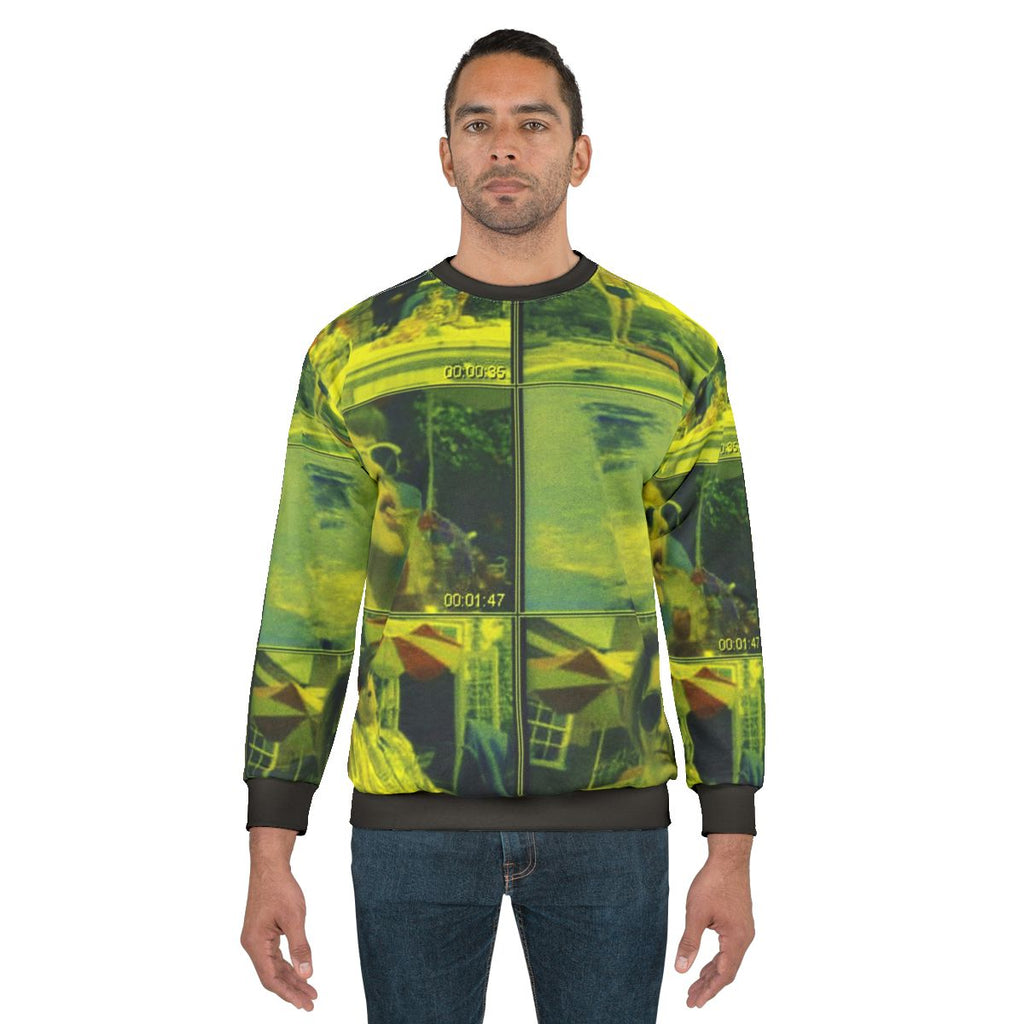 Hot dog jumping frog albuquerque graphic sweatshirt
