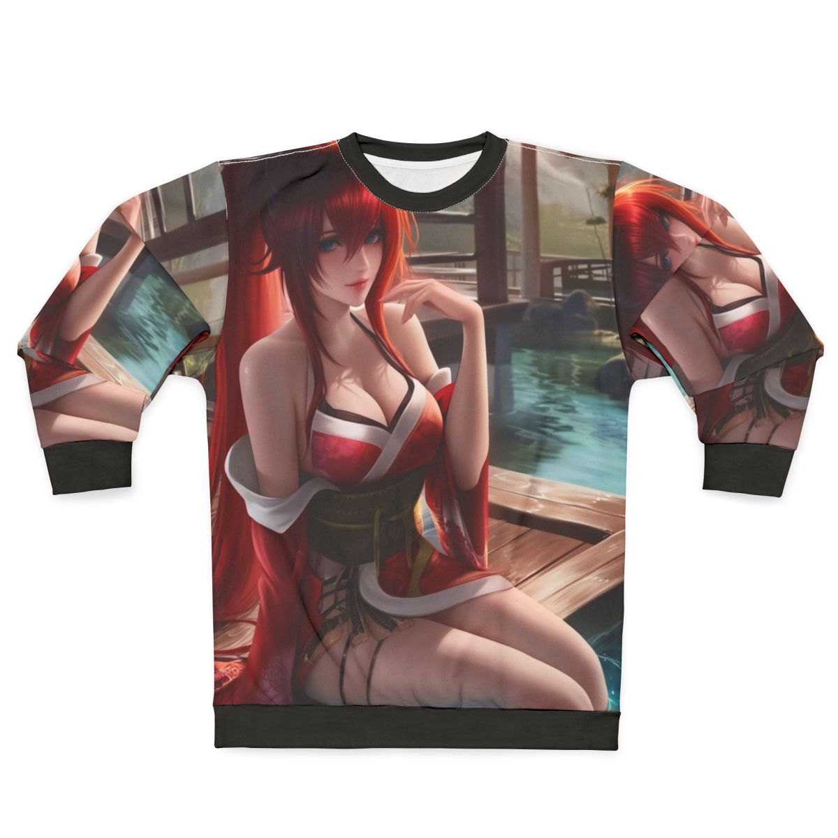 Hot Spring Rias Gremory Anime Sweatshirt