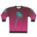 Hotline Miami inspired palmtree vaporwave sweatshirt
