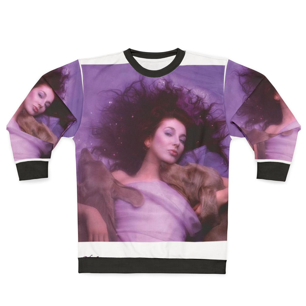 Vintage-style 'Hounds of Love' 80s sweatshirt featuring Kate Bush and Stranger Things references