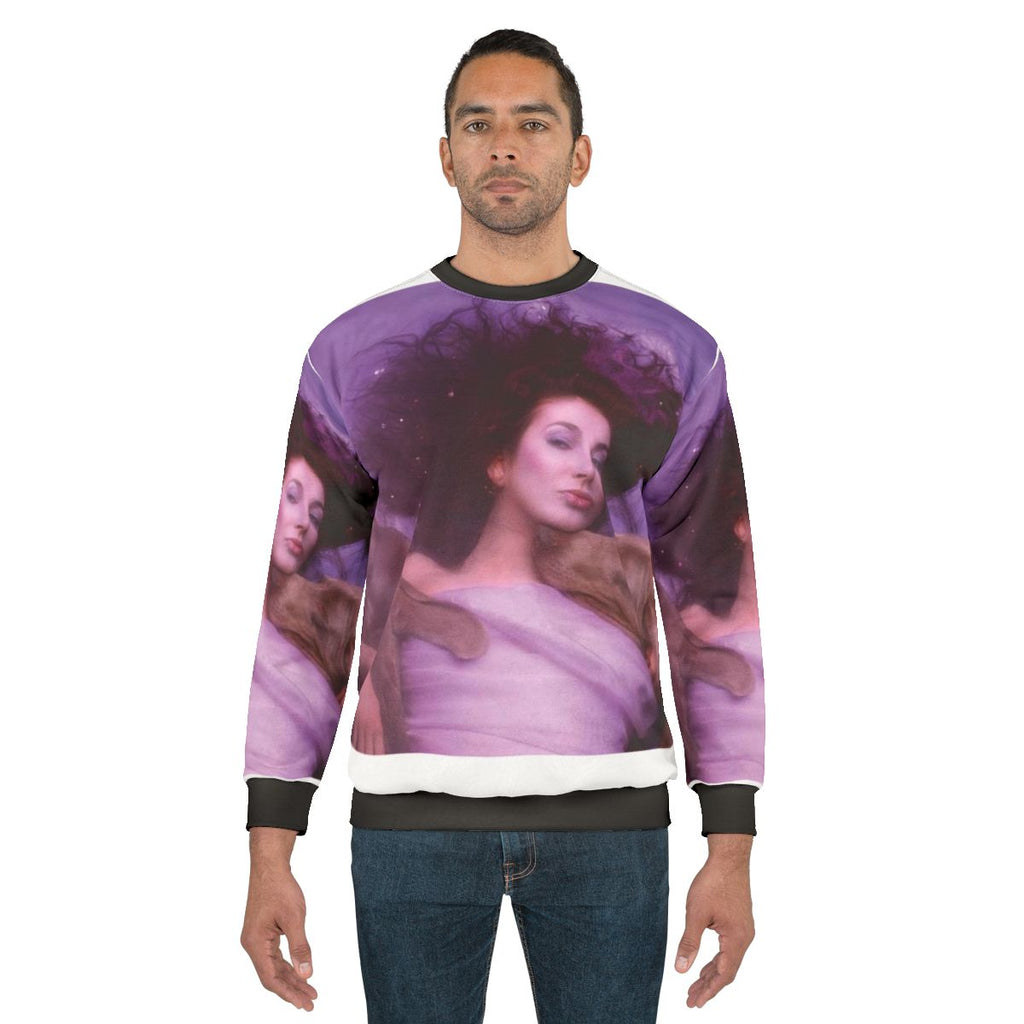 Vintage-style 'Hounds of Love' 80s sweatshirt featuring Kate Bush and Stranger Things references