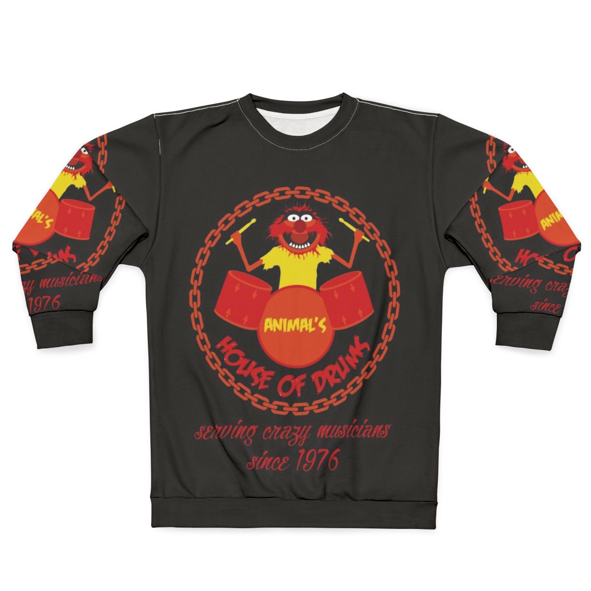 The Muppets Animal Drummer Sweatshirt