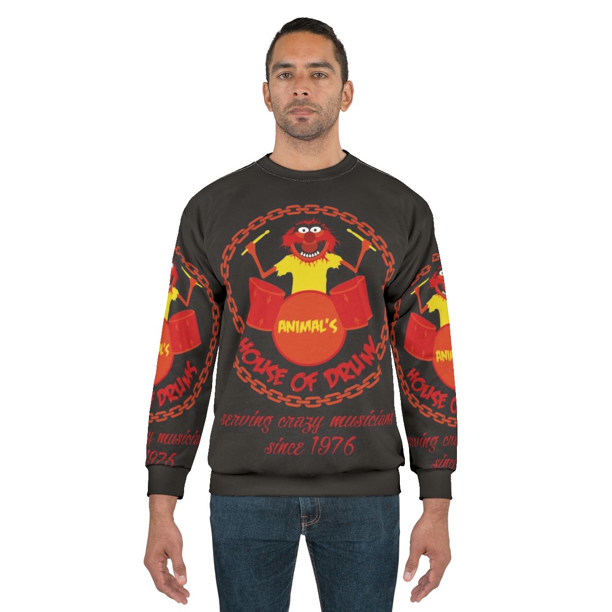 The Muppets Animal Drummer Sweatshirt