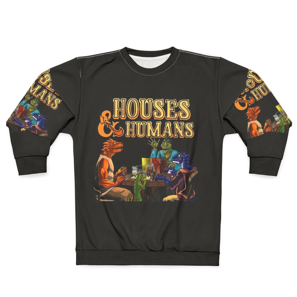 Funny Dungeons & Dragons "Houses and Humans" Sweatshirt