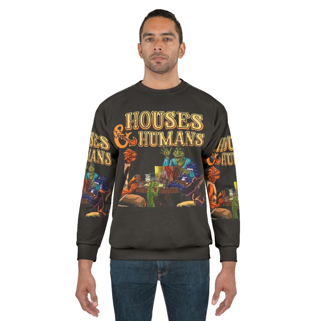 Funny Dungeons & Dragons "Houses and Humans" Sweatshirt