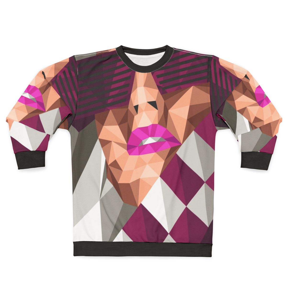 Kylie Minogue Inspired Low Poly Geometric Feeling Sweatshirt