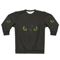 Toothless the Night Fury from How to Train Your Dragon on a black sweatshirt