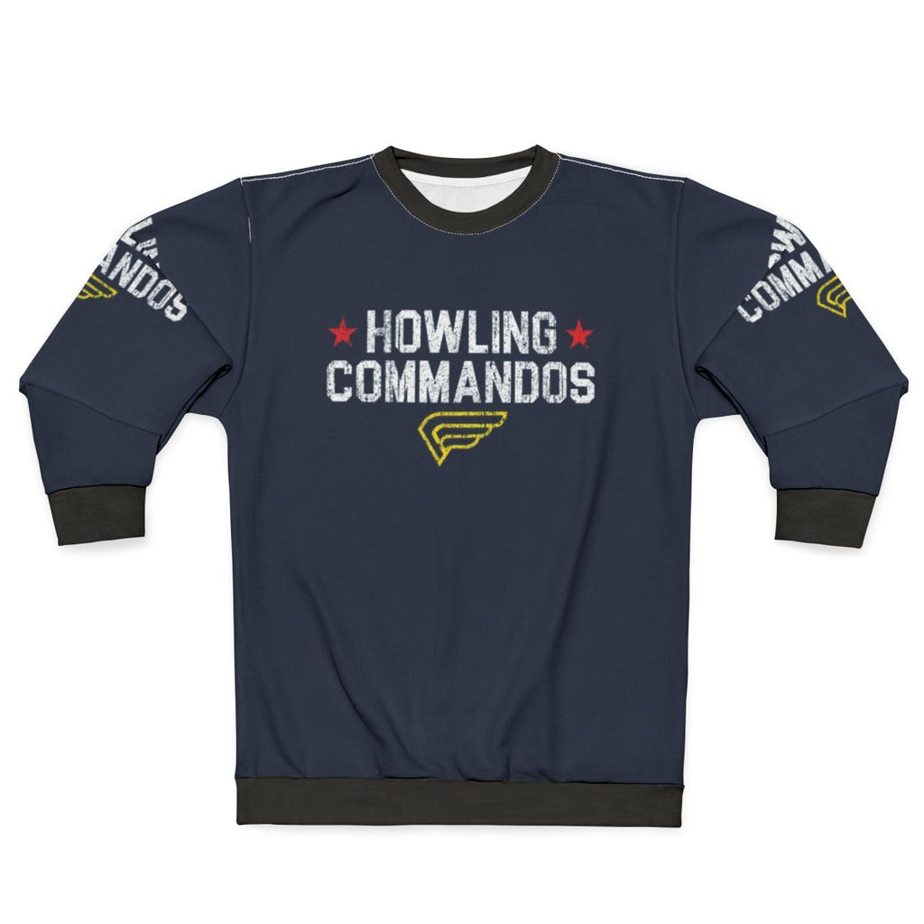 Howling Commandos Sweatshirt featuring characters from Marvel's Captain America
