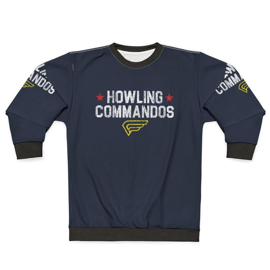 Howling Commandos Sweatshirt featuring characters from Marvel's Captain America