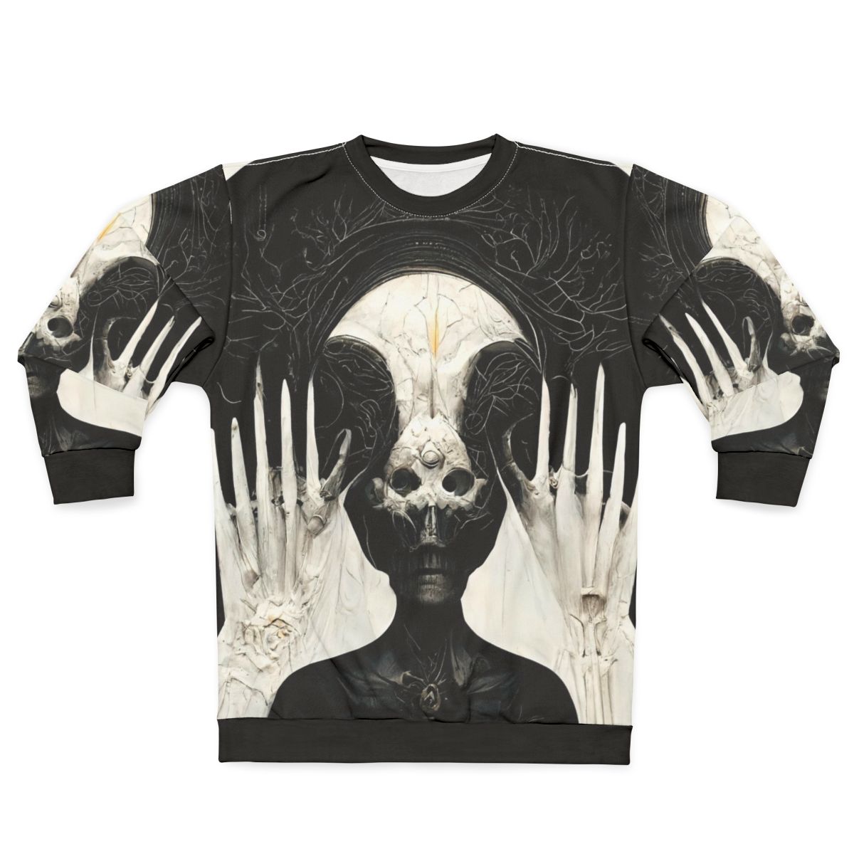 HR Giger Necronomicon Midjourney AI Art Sweatshirt