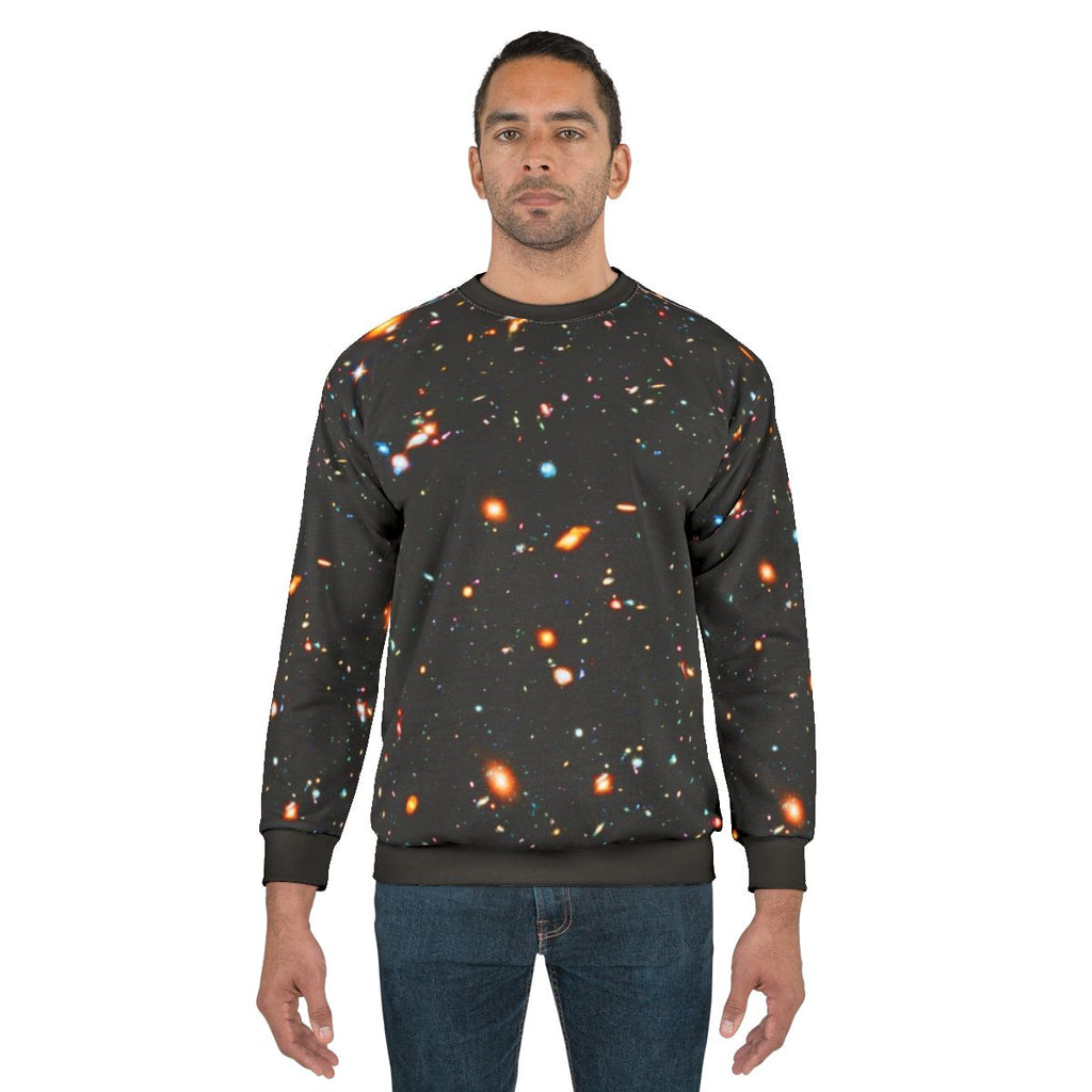 Hubble Extreme Deep Field Sweatshirt 2 - Cosmic and Galactic Fashion