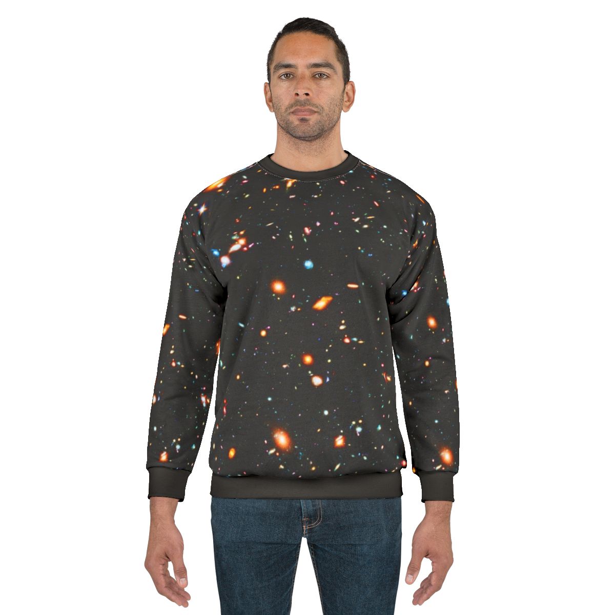Hubble Extreme Deep Field Sweatshirt 2 - Cosmic and Galactic Fashion