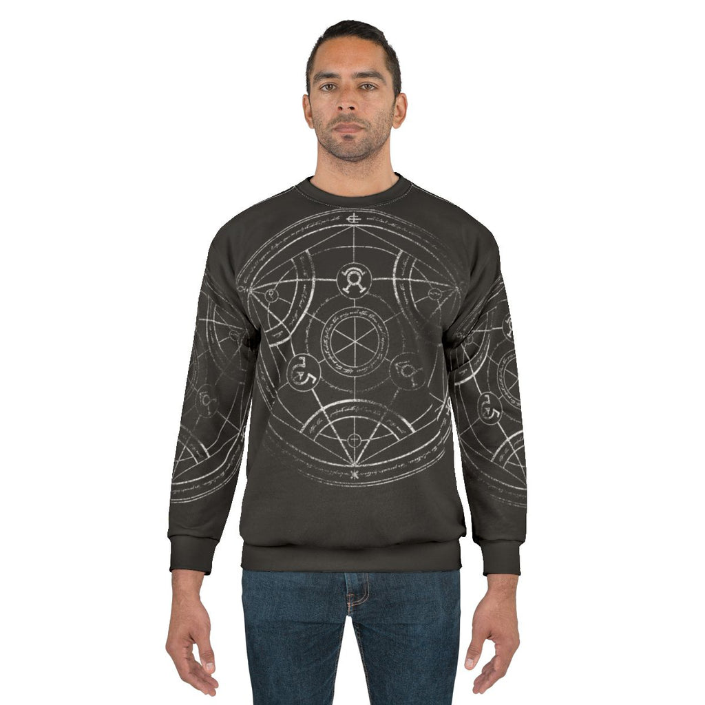 Fullmetal Alchemist Human Transmutation Circle Chalk Sweatshirt
