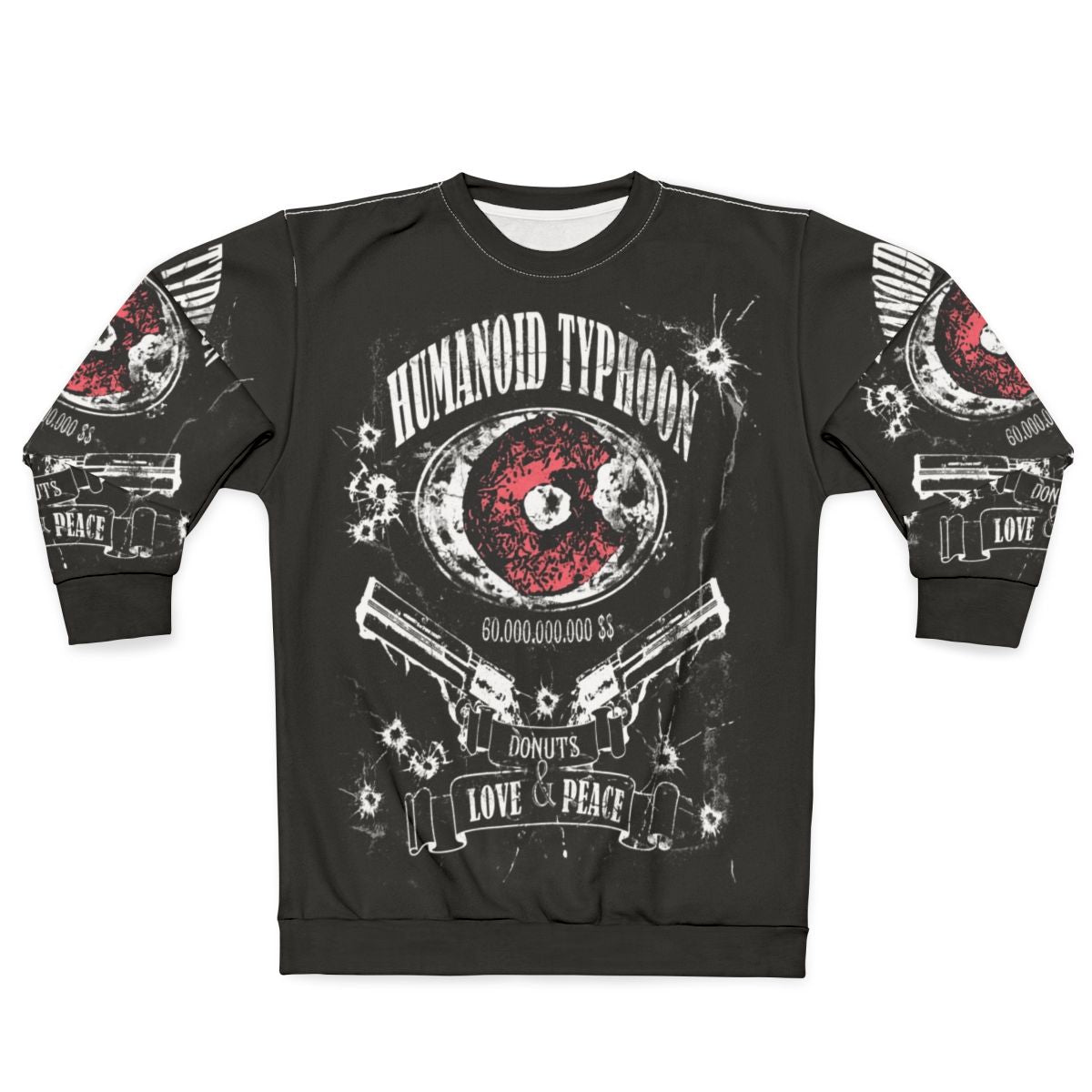 Trigun Vash the Stampede Humanoid Typhoon graphic sweatshirt