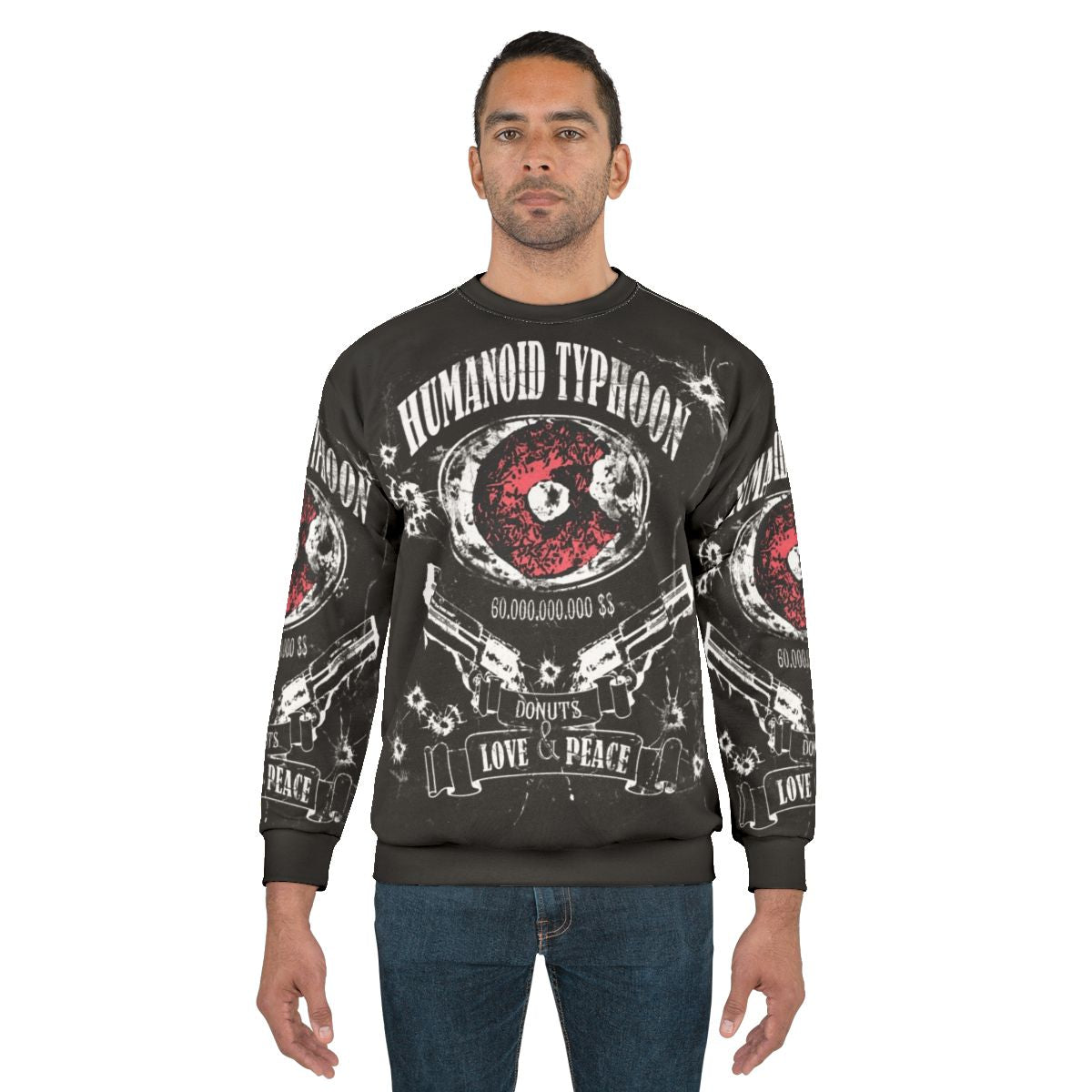 Trigun Vash the Stampede Humanoid Typhoon graphic sweatshirt