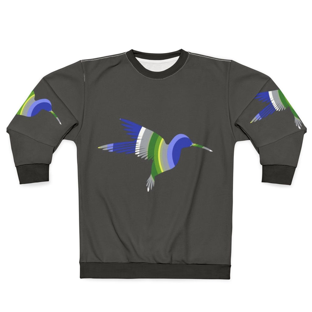 Hummingbird Legendary Animals Watercolor Sweatshirt