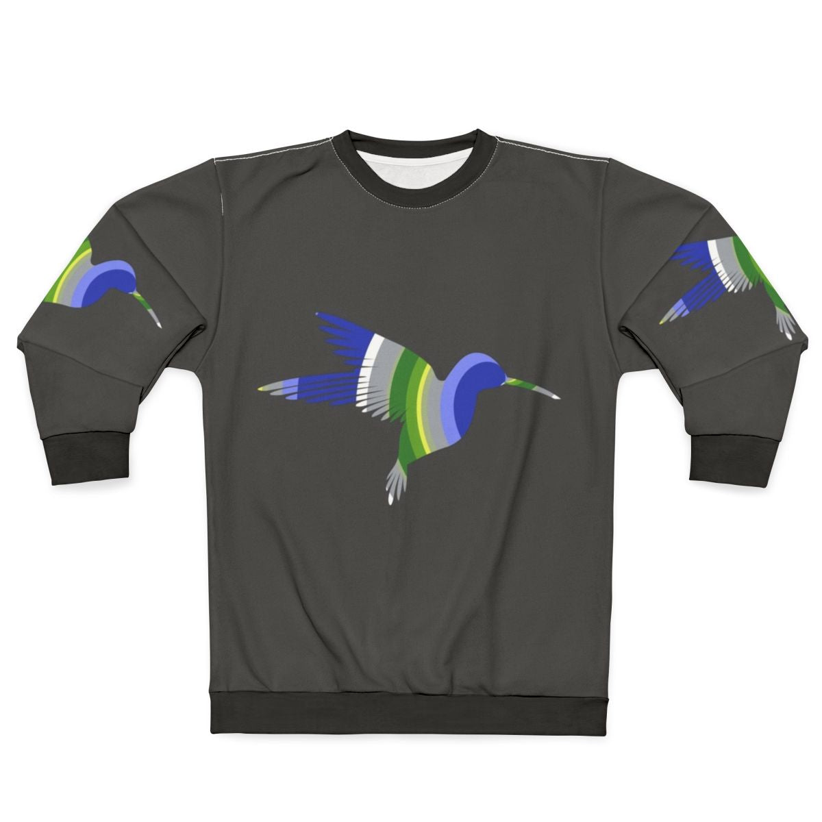 Hummingbird Legendary Animals Watercolor Sweatshirt