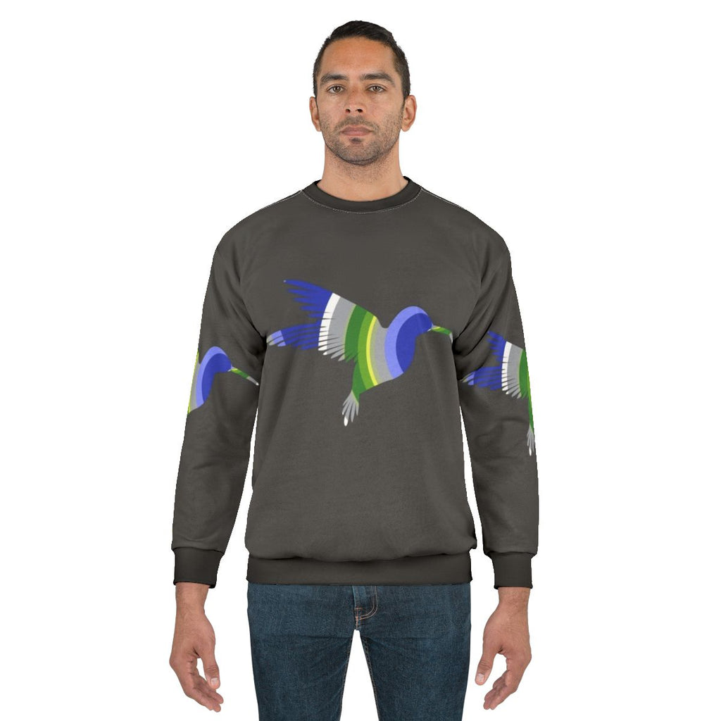 Hummingbird Legendary Animals Watercolor Sweatshirt