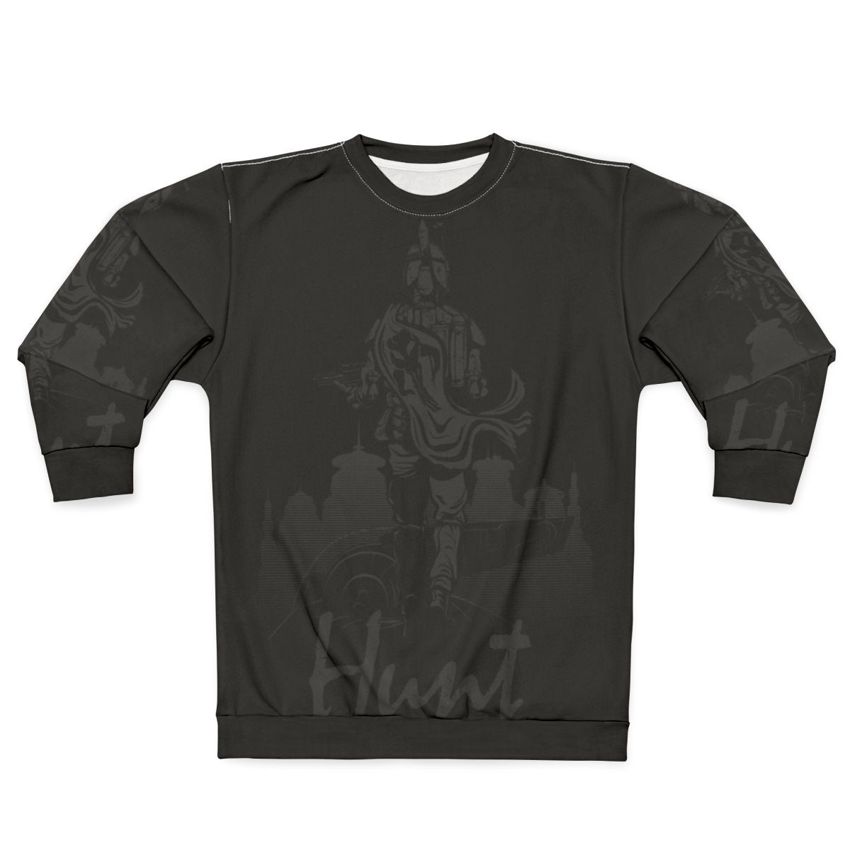 Blackout Edition Hunt Sweatshirt with Star Wars Bounty Hunter Graphic