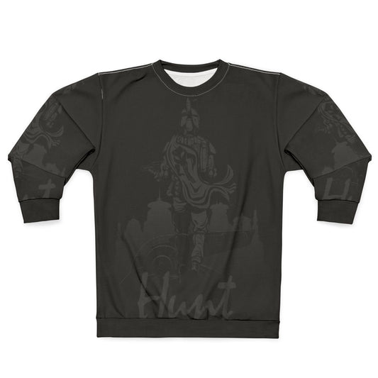 Blackout Edition Hunt Sweatshirt with Star Wars Bounty Hunter Graphic