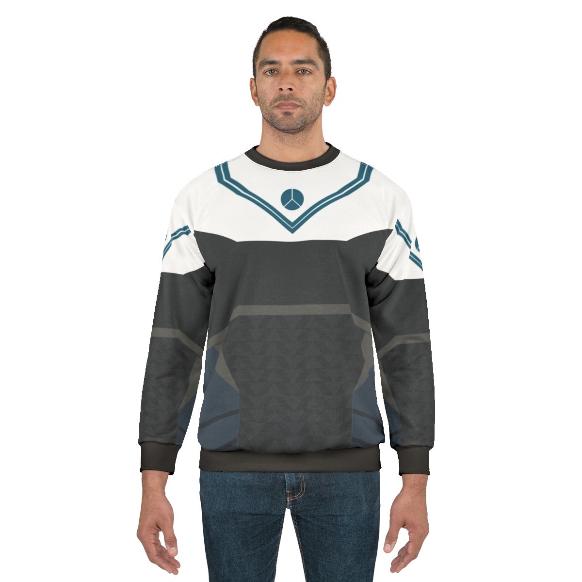 Destiny-inspired armour sweatshirt with Hunter Parade design