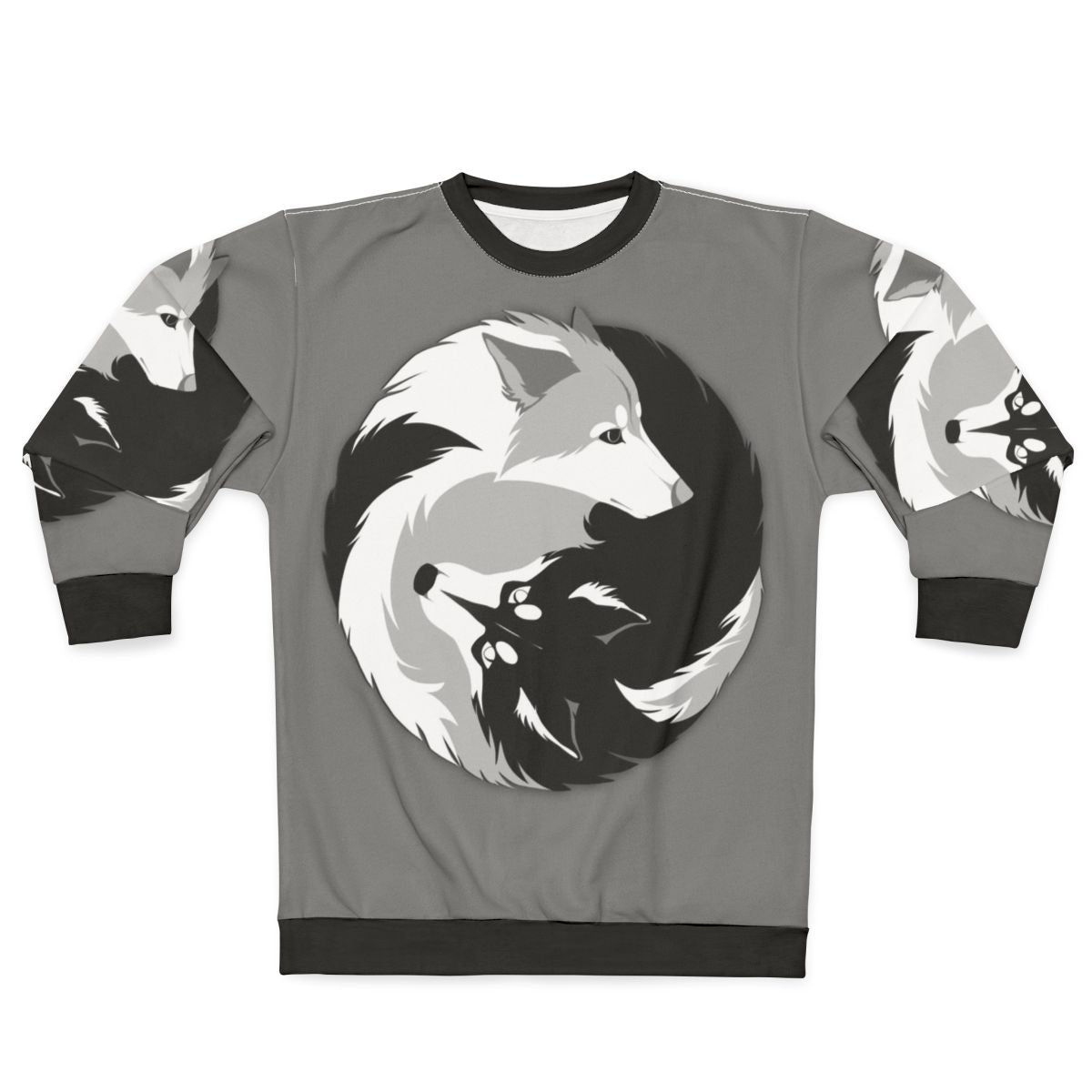 Husky Love Sweatshirt with Canine Graphic