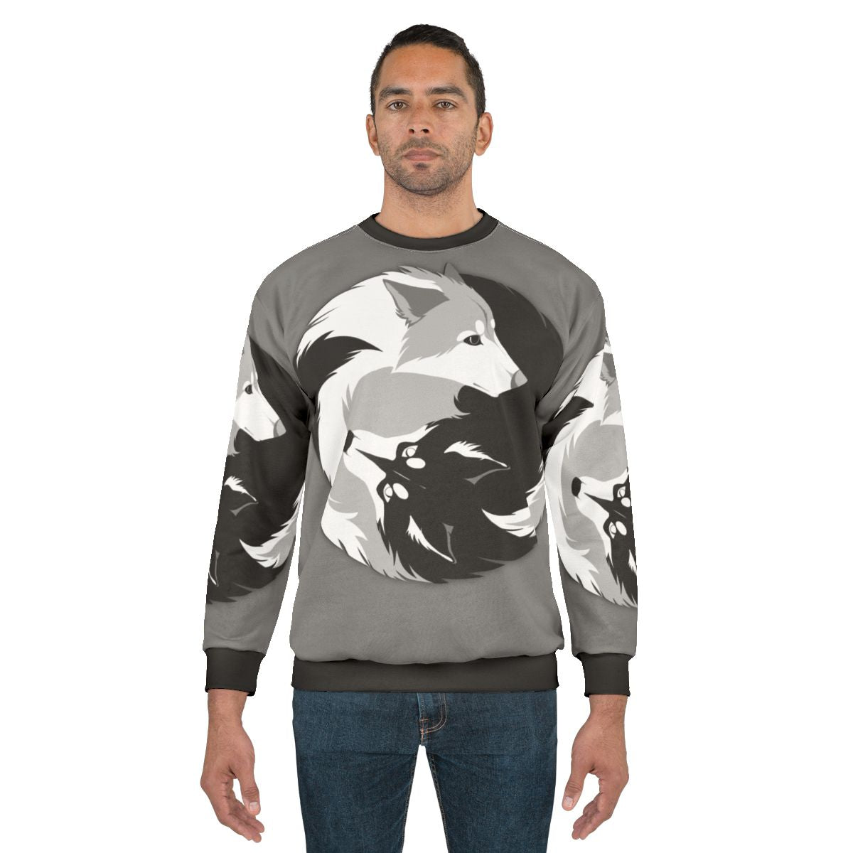 Husky Love Sweatshirt with Canine Graphic