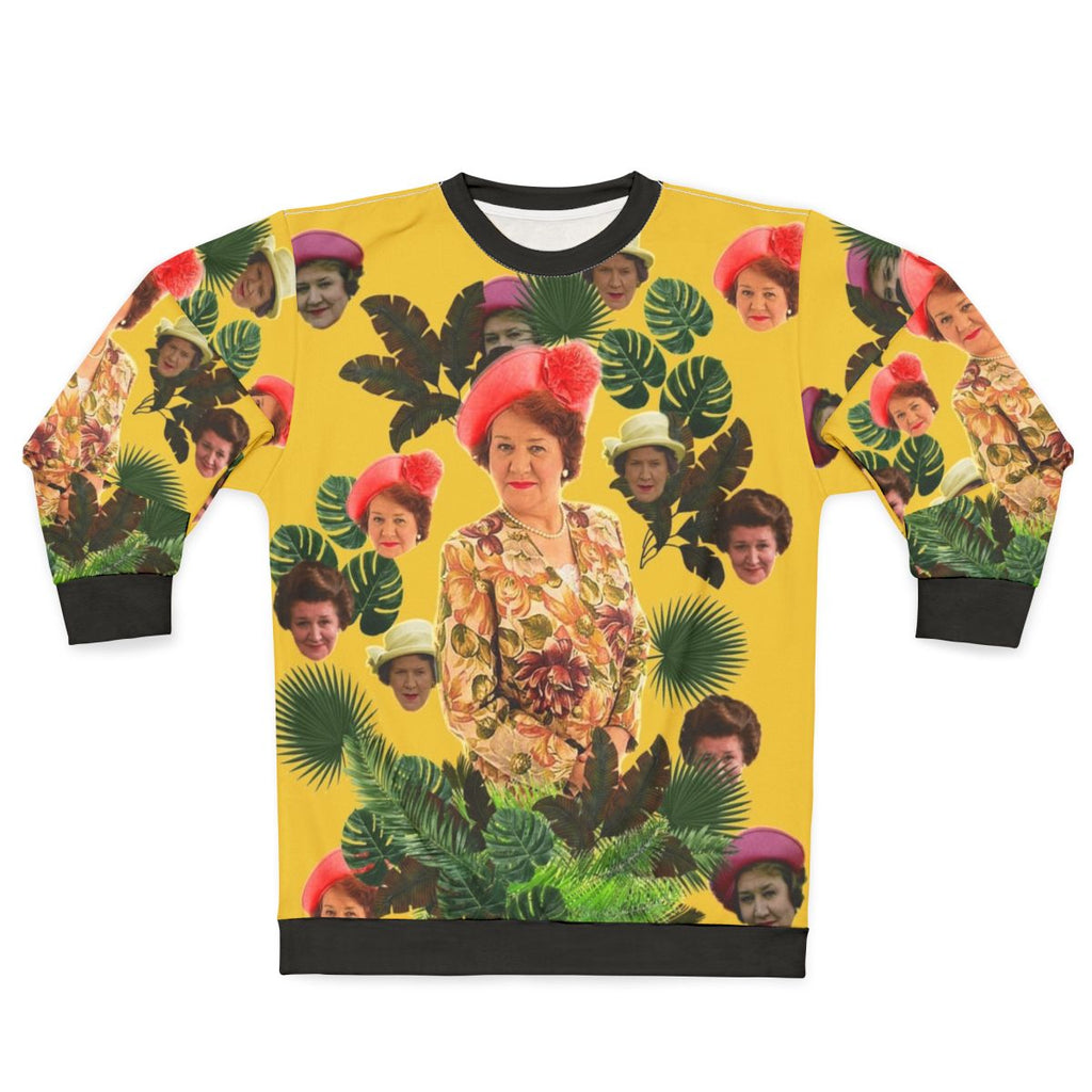 Hyacinth a Bloomin' Sweatshirt, featuring Hyacinth Bucket from the hit TV show Keeping Up Appearances