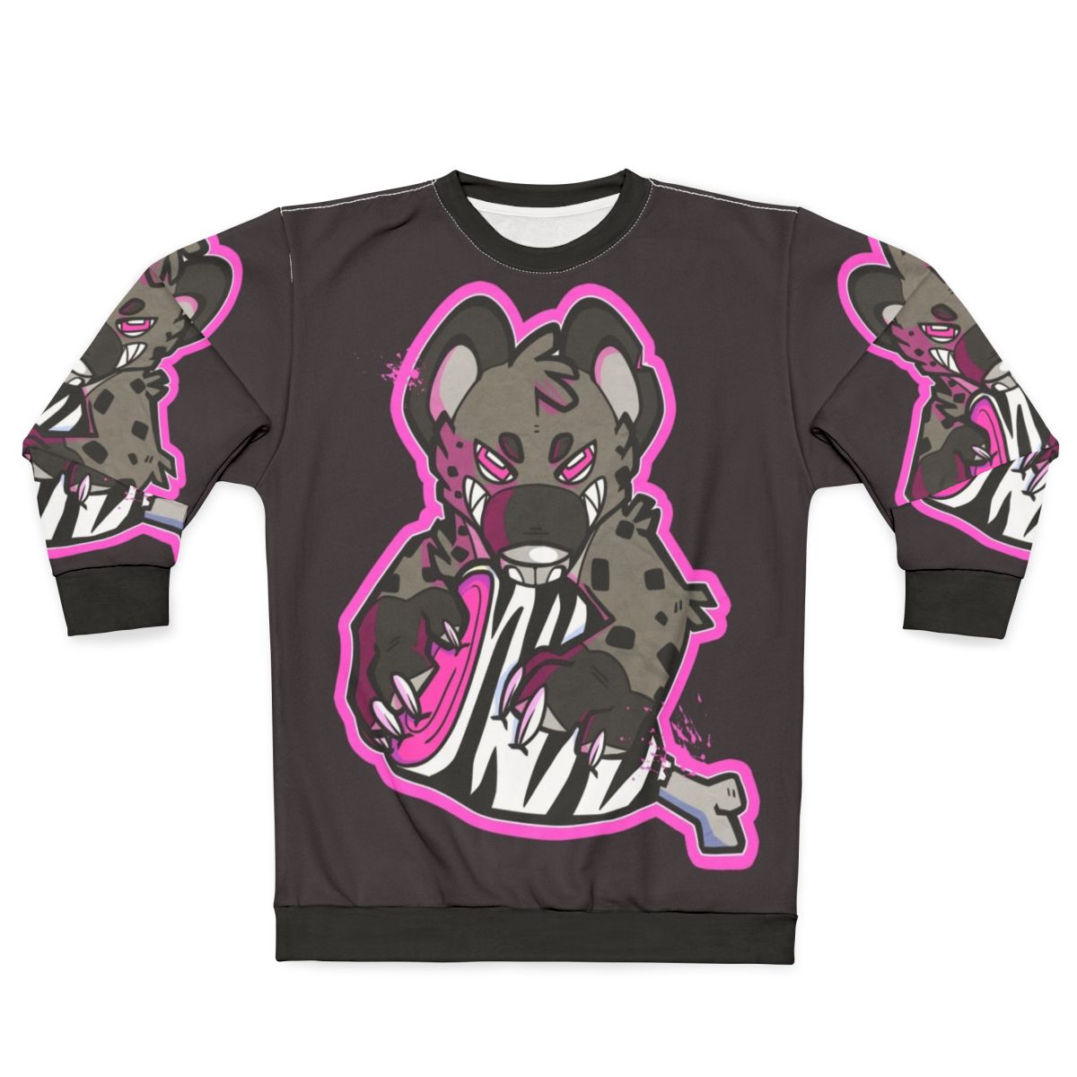 Hyena Themed Furry Sweatshirt