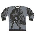 Hyena Sweatshirt featuring a creepy, furry animal design