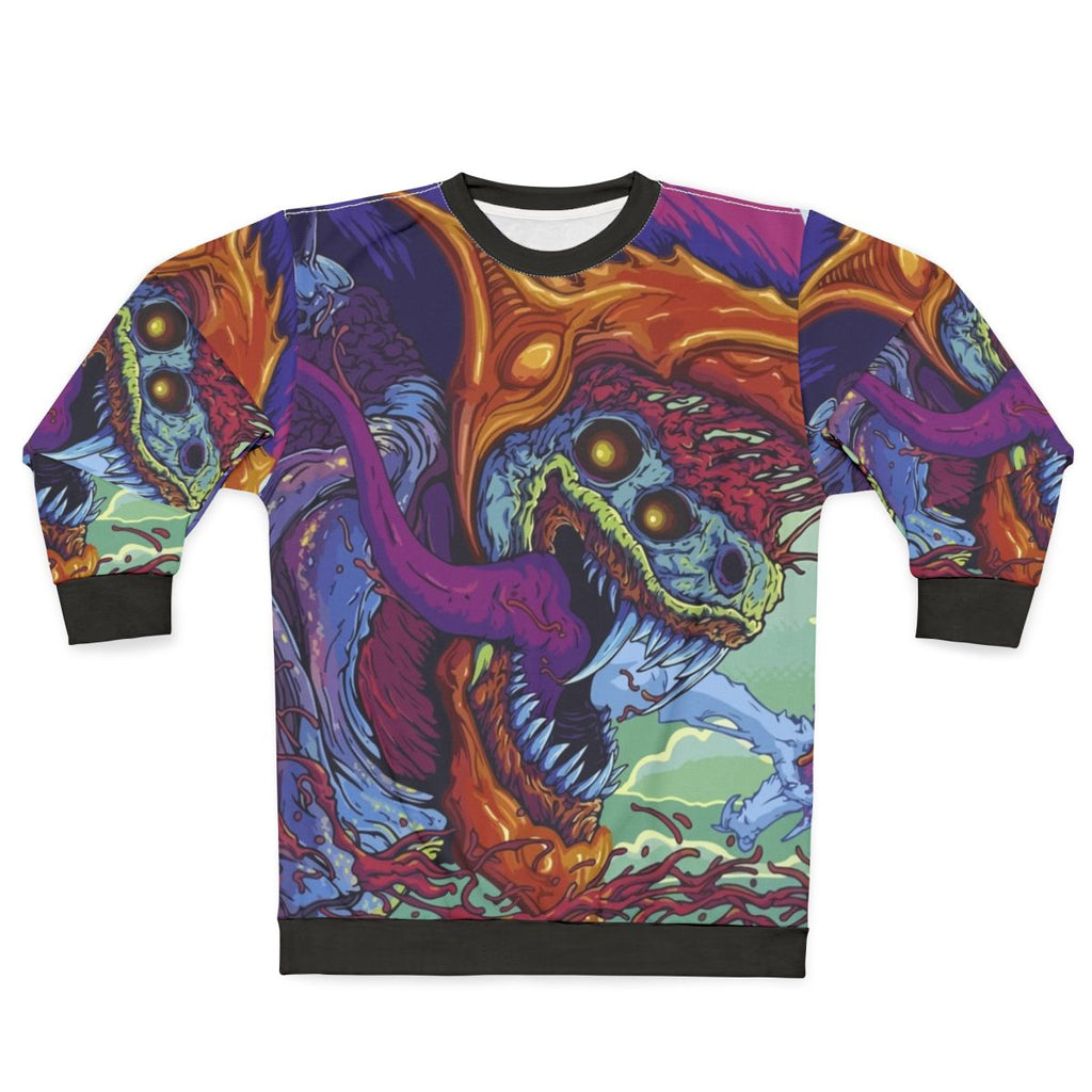 Hyper Beast CS:GO Sweatshirt featuring a vibrant, colorful design