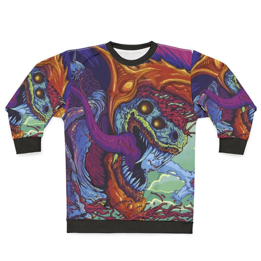 Hyper Beast CS:GO Sweatshirt featuring a vibrant, colorful design
