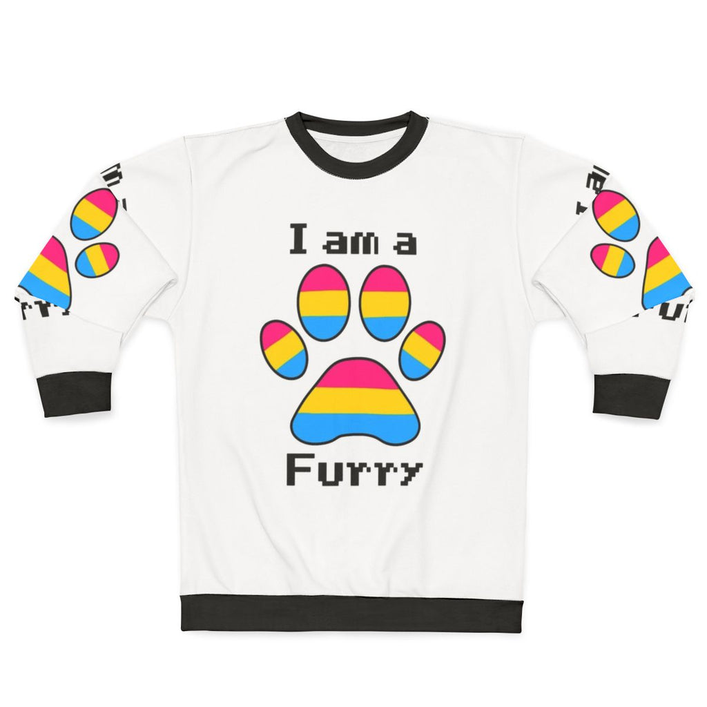 Retro Furry Pan Am Sweatshirt