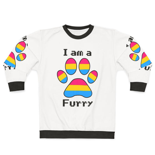 Retro Furry Pan Am Sweatshirt