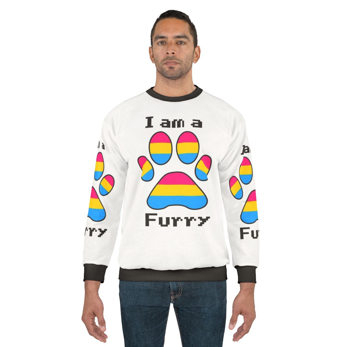 Retro Furry Pan Am Sweatshirt