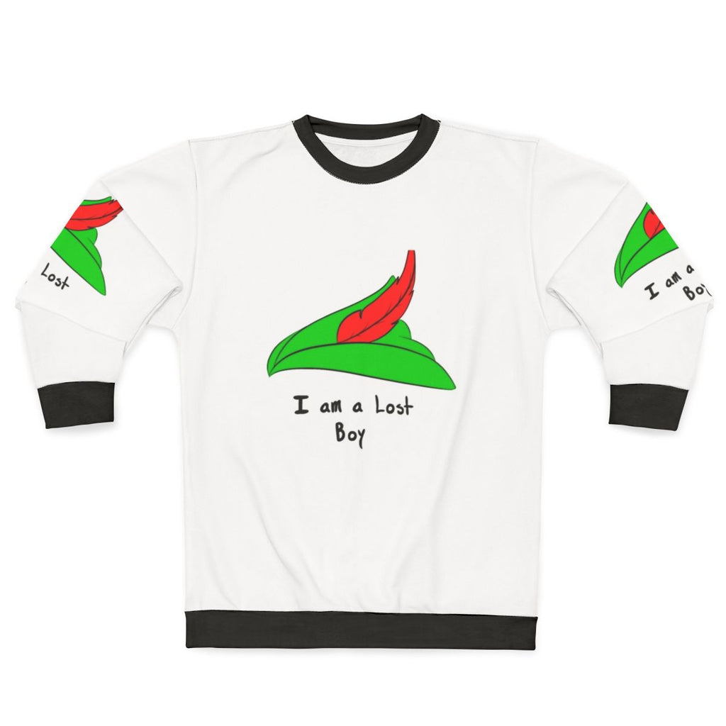 Retro "I Am A Lost Boy" Peter Pan Hat Sweatshirt