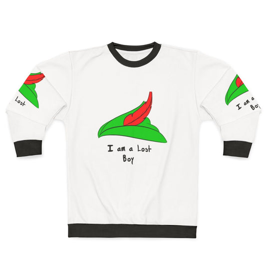 Retro "I Am A Lost Boy" Peter Pan Hat Sweatshirt