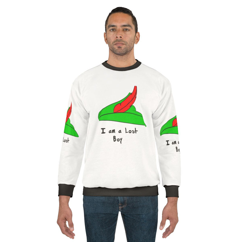 Retro "I Am A Lost Boy" Peter Pan Hat Sweatshirt