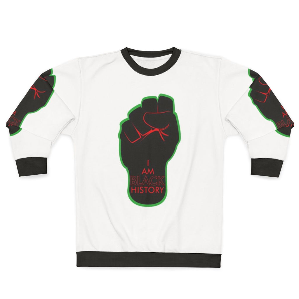 Black History RBG Sweatshirt with Retro Airline Branding