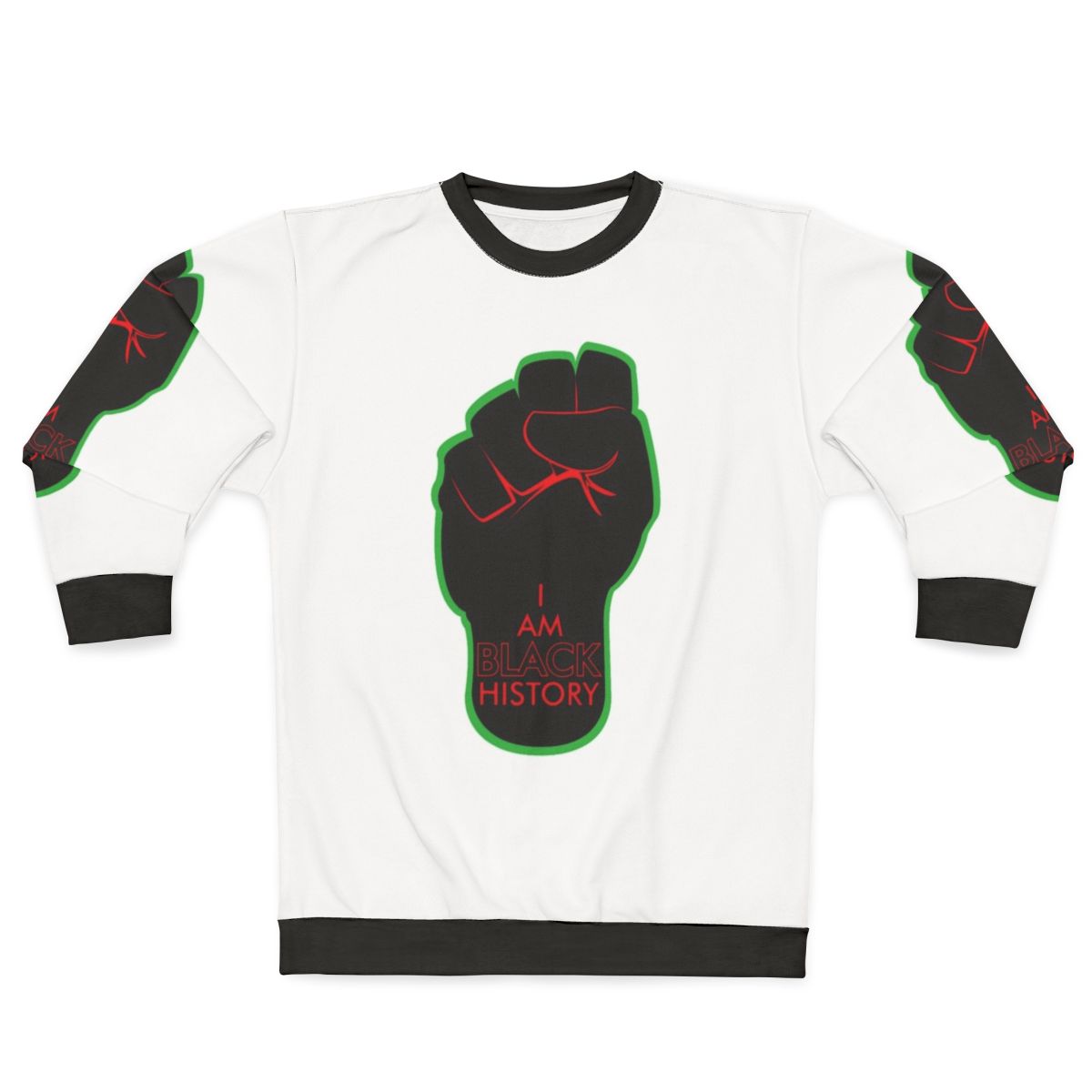 Black History RBG Sweatshirt with Retro Airline Branding