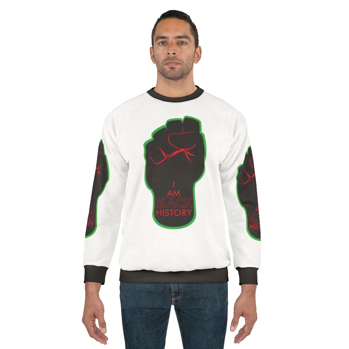 Black History RBG Sweatshirt with Retro Airline Branding