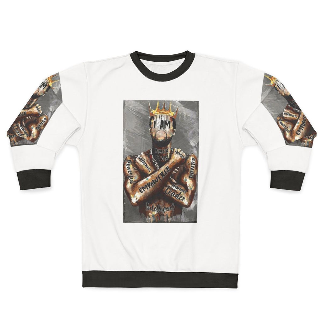 Black Man Black King Vintage-Inspired Sweatshirt