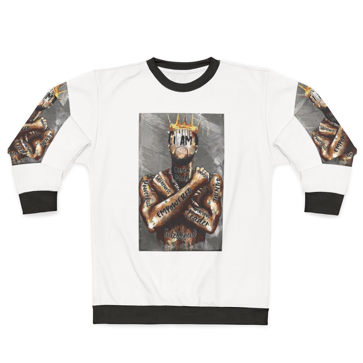 Black Man Black King Vintage-Inspired Sweatshirt