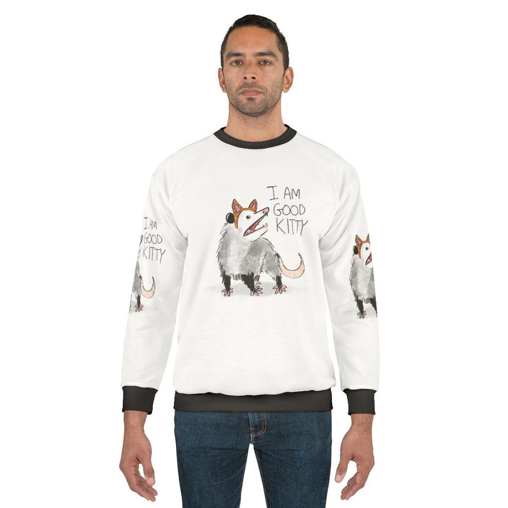 Good Kitty Cat Design Sweatshirt