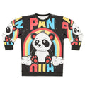 Colorful panda graphic design for LGBT sweatshirt