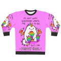 "Mental Health Awareness Rainbow Dragon Sweatshirt with Uplifting Self-Love Design"