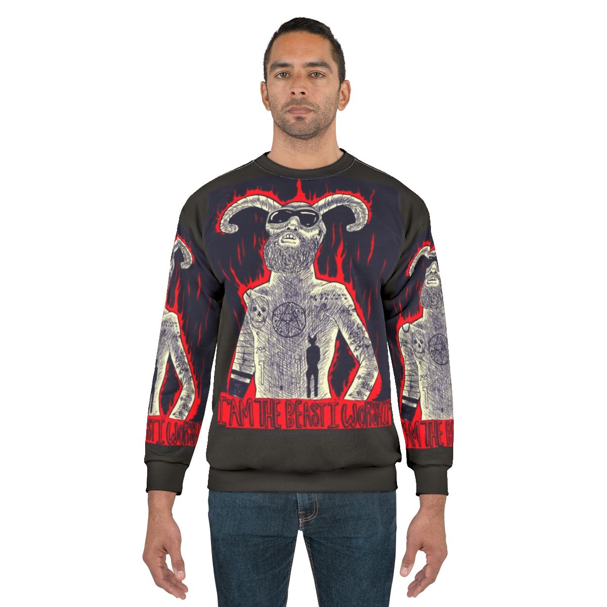Dark and Daring "I Am The Beast I Worship" Sweatshirt