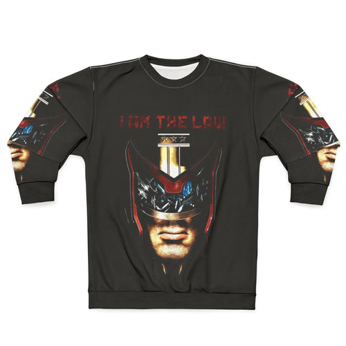"I Am The Law" futuristic sci-fi themed sweatshirt