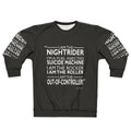 I Am The Nightrider Sweatshirt - Mad Max Inspired Apparel